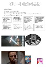 English Worksheet: Film: Superman