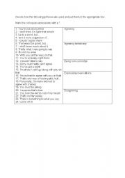 English worksheet: Ranking exercise for agreeing and disagreeing