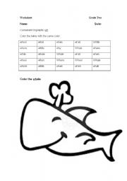 English worksheet: Consonant Digraphs