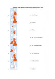 English Worksheet: The British Isles