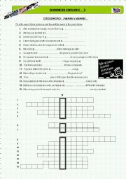 English Worksheet: Business English 5 - Crossword