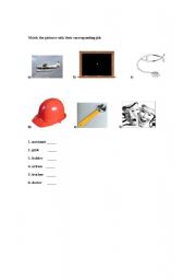 English Worksheet: Jobs