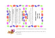 English worksheet: Welcome Back Present for Students - Jelly Beans Bag