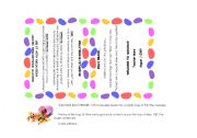 English Worksheet: Welcome Back Present for Students - Jelly Beans Bag