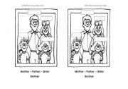 English Worksheet: Family Members