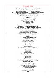 English worksheet: Just my luck - McFly (Song)