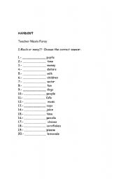 English worksheet: worksheet 