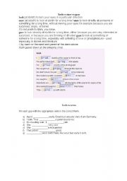 English worksheet: look vs stare vs gaze