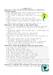 English Worksheet: grammar revision