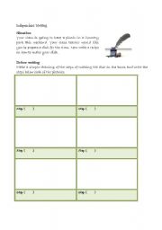 English worksheet: Recipe writing