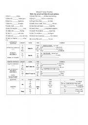 English worksheet: Simple present tense Practice