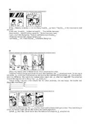 English Worksheet: talk about the pictures 3