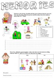 English Worksheet: MEMORIES