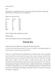 English Worksheet: Pronouns & Text