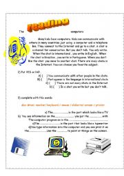 English Worksheet: the computers 