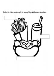 English worksheet: Foods