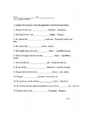English worksheet: Dragon Gets By