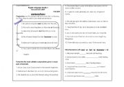 English worksheet: conjunctions