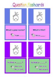 English worksheet: Question cards 1-12 for conversation