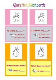 English worksheet: Question cards for conversations 13-24