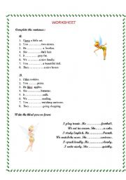 English worksheet: worksheet