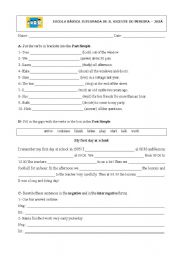 English Worksheet: Past Simple (regular verbs)