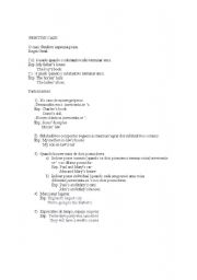 English Worksheet: Genitive Case