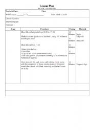 English worksheet: Movie 