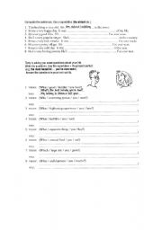 English Worksheet: Comparatives and Superlatives