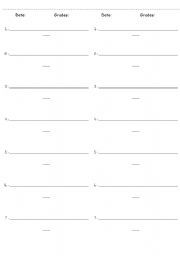 English worksheet: quiz book for each student