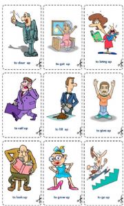English Worksheet: Phrasal verbs with off and up _ Flash-cards/ Cards