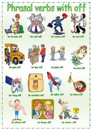 Phrasal verbs with off