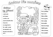 English Worksheet: Colours&numbers