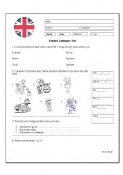 English worksheet: English Test