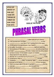 English Worksheet: Phrasal Verbs