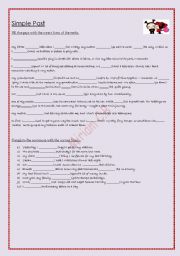 English worksheet: Simple Past