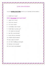 English worksheet: YOUR OWN RECORDS