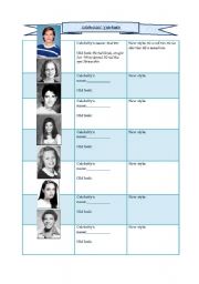 English Worksheet: Celebrities Yearbook!!! 