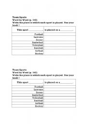 English Worksheet: handouts!