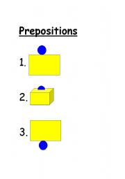 English worksheet: Prepositions worksheet