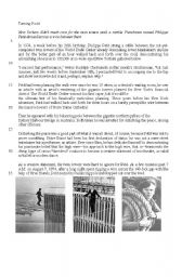 English worksheet: Reading Comprehension