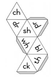 English Worksheet: 8 sided Dice with sounds