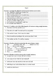 English Worksheet: Test
