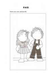 English Worksheet: boy and girl