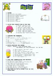 English Worksheet: HAVE GOT