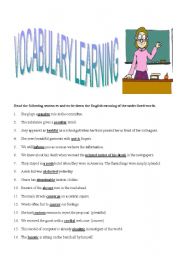 Vocabulary Learning