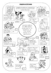 English Worksheet: Prepositions