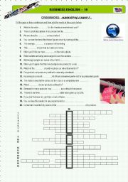 English Worksheet: Business English 10 - Crossword