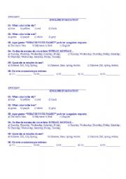 English Worksheet: vocabulary