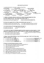 English Worksheet: simple past tense